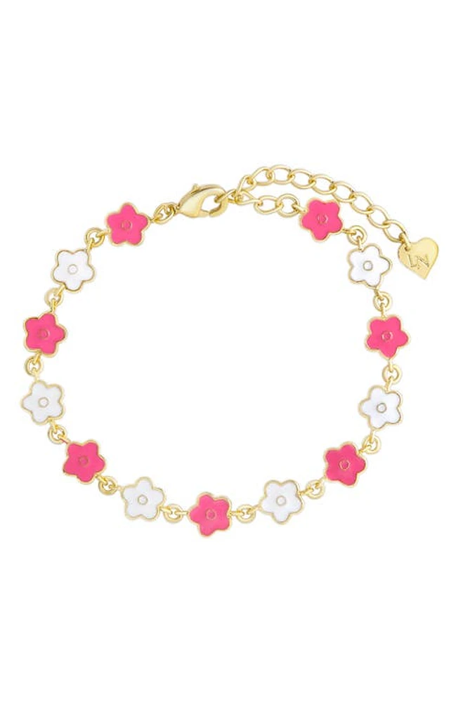 Lily Nily Flower Bracelet in Gold at Nordstrom