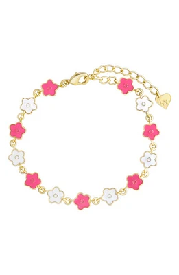 Lily Nily Flower Bracelet in Gold at Nordstrom