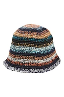 Waste Yarn Project Fanta II One of a Kind Crochet Bucket Hat in Multi at Nordstrom