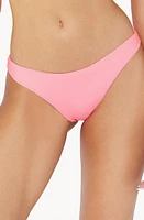 PQ SWIM Ruched Bikini Bottoms in Gelato at Nordstrom, Size Medium