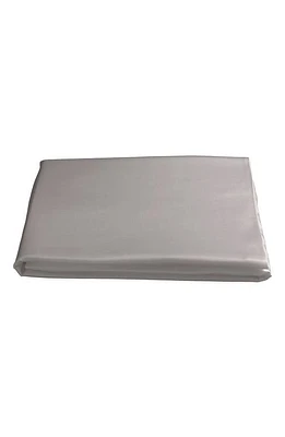 Matouk Nocturne 600 Thread Count Fitted Sheet in Platinum at Nordstrom