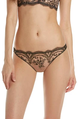 Dita Von Teese Severine Thong Blush/Black at Nordstrom,