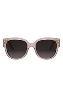 'DiorPacific B2I 54mm Butterfly Sunglasses in Shiny Pink /Gradient Brown at Nordstrom