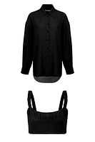 Nocturne Oversized Twin Set Shirt in at Nordstrom