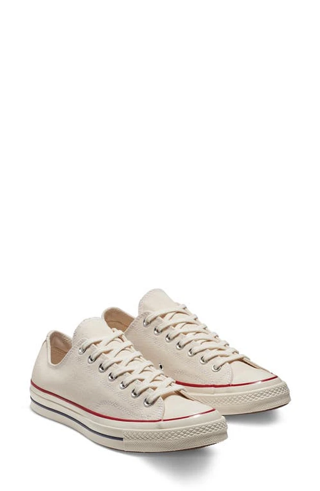 Converse Chuck Taylor All Star 70 Low Top Sneaker Parchment/Garnet/Egret at Nordstrom, Women's