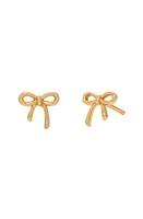 MADE BY MARY Bow Stud Earrings in Gold at Nordstrom