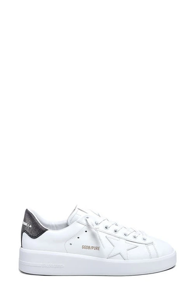 Golden Goose Purestar Low Top Sneaker White/Dark Grey at Nordstrom,