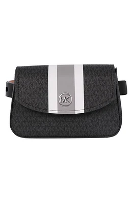 Michael Kors Logo Belt Bag Black at Nordstrom,