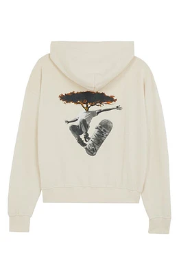 THE RAD BLACK KIDS Xasuke Cotton Graphic Hoodie Ivory at Nordstrom,