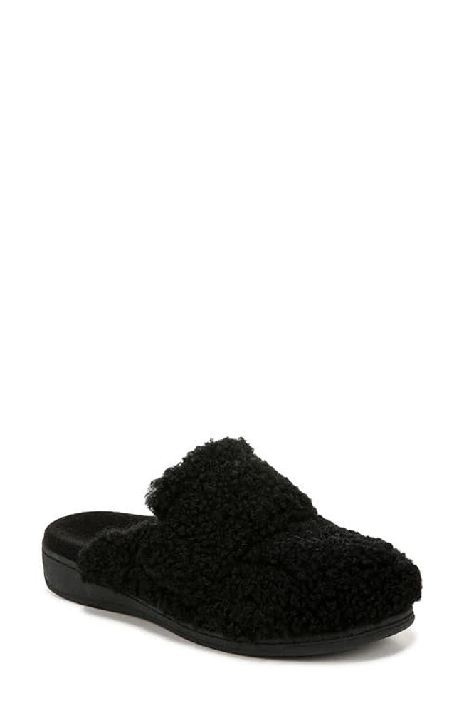 Vionic Gemma II Mule Black Shearling at Nordstrom,