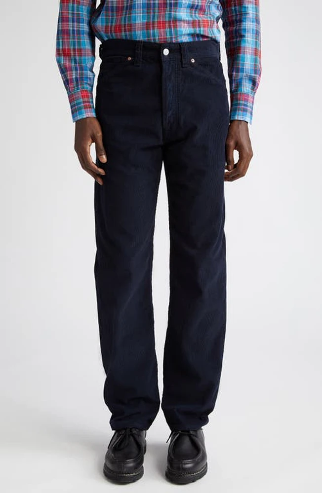 Drake's Needle Corduroy Pants Navy at Nordstrom,