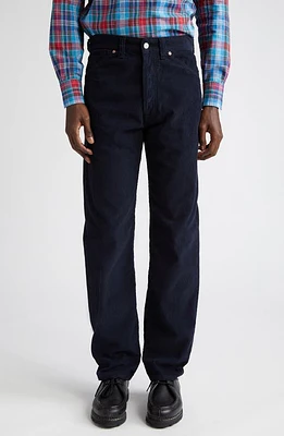 Drake's Needle Corduroy Pants Navy at Nordstrom,