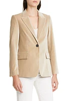 KOBI HALPERIN Adele Velvet Jacket in Plaster at Nordstrom, Size Small