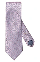 Eton Micropaisley Silk Tie in Medium Pink at Nordstrom