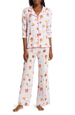 Honeydew Intimates All American Long Sleeve Jersey Pajamas Beloved Breakfast at Nordstrom,