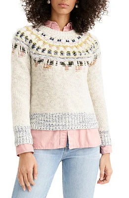 The Reeds x J. Crew Fair Isle Fuzzy Sweater in Mutli at Nordstrom, Size Medium