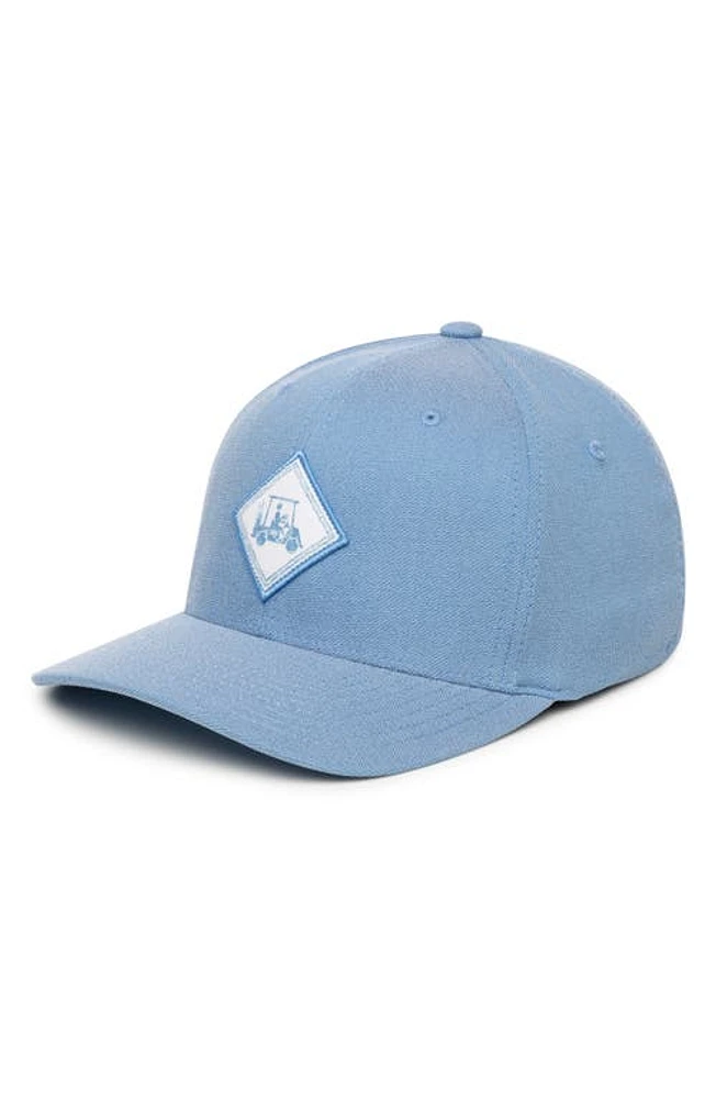 TravisMathew Hard Lie Fitted Baseball Cap Quiet Harbor at Nordstrom,