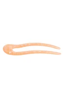 Machete French Hair Pin in Apricot Shell Checker at Nordstrom