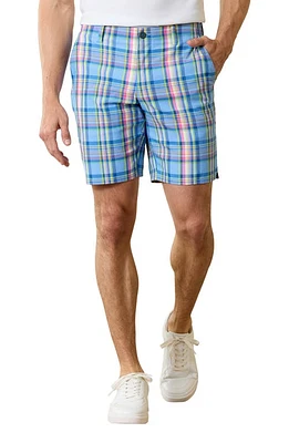 Tommy Bahama On Par Resort Sport Plaid IslandZone Shorts Mountain Bluebell at Nordstrom, X