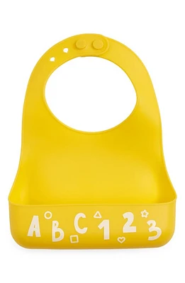 Bella Tunno Alphabet Fun Little Bites Bib in Yellow at Nordstrom