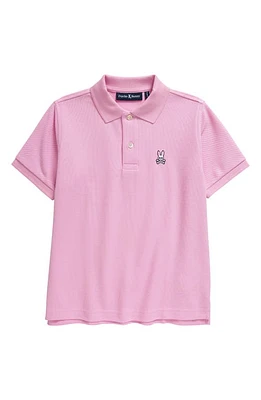 Psycho Bunny Kids' Classic Piqué Polo Lavender at