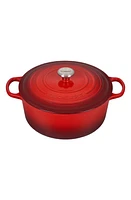 Le Creuset Signature 9-Quart Round Enamel Cast Iron Dutch Oven in Cerise at Nordstrom