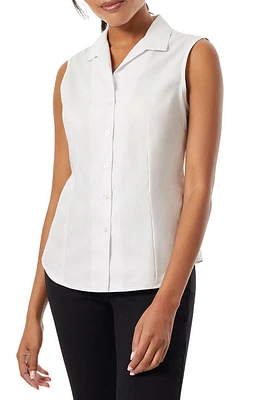 Jones New York Sleeveless Cotton Blouse at Nordstrom,