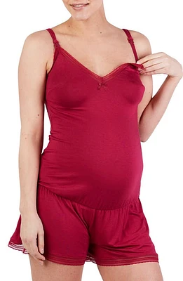 Cache Coeur Milk Maternity/Nursing Pajama Romper at Nordstrom,