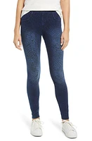 Hue Animal Print Seamless Leggings Medium Wash at Nordstrom,