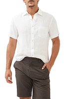 Rodd & Gunn Ellerslie Short Sleeve Linen Button-Up Shirt at Nordstrom,