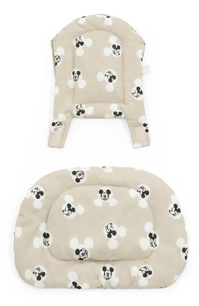 Stokke x Disney Mickey Mouse Nomi Seat Cushion in Grey/white/black at Nordstrom