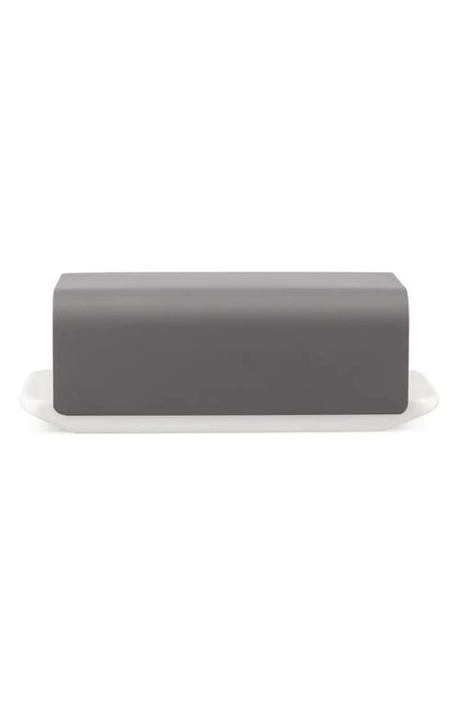 ALESSI Mattina Butter Dish in Dark Gray at Nordstrom