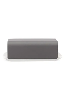 ALESSI Mattina Butter Dish in Dark Gray at Nordstrom