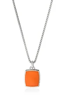 John Hardy Men's Reversible Pendant Necklace in Orange at Nordstrom, Size 22