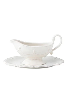 Juliska Berry & Thread Sauce Boat & Saucer in Whitewash at Nordstrom