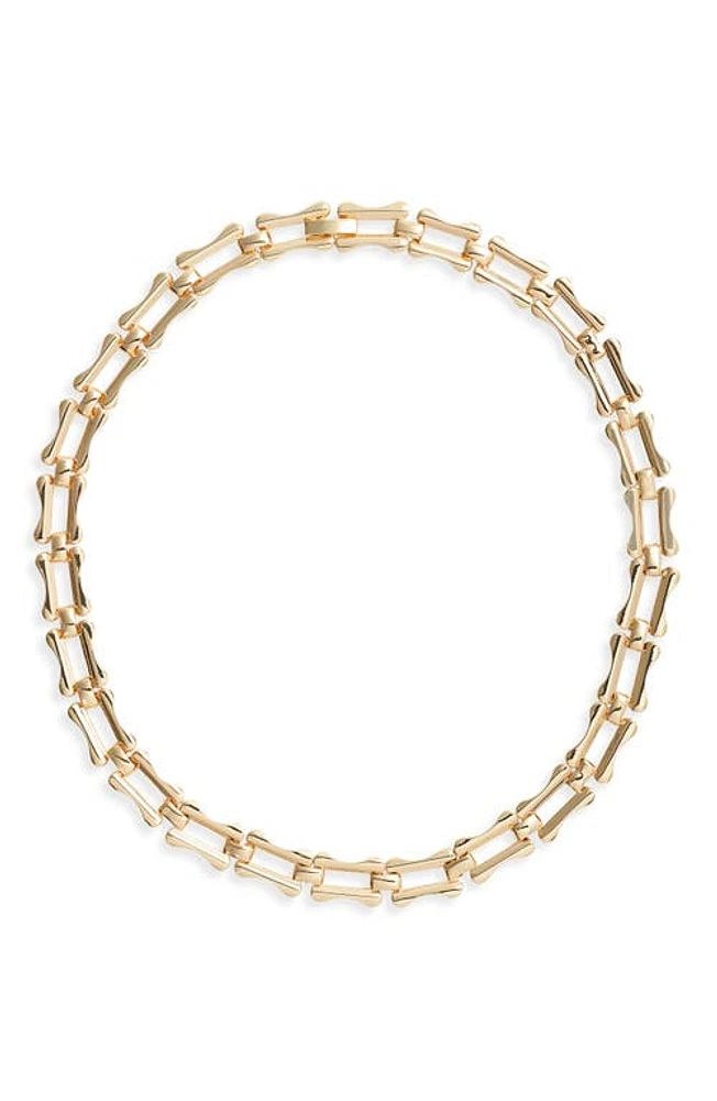 Nordstrom Hook Chain Collar Necklace in Gold at Nordstrom