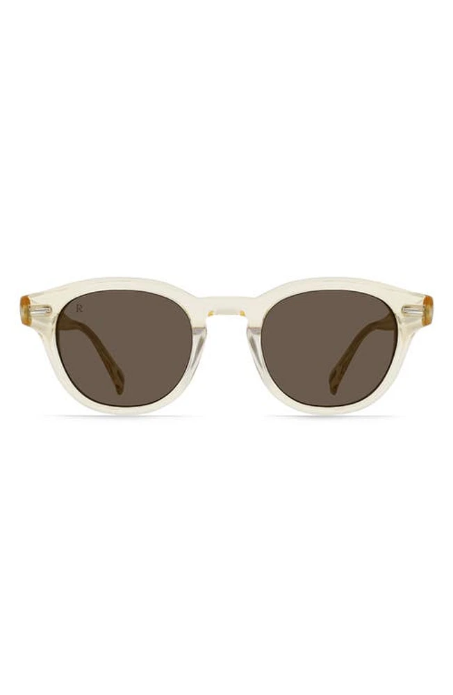 RAEN Kostin 48mm Polarized Round Sunglasses in Cava/Agave at Nordstrom