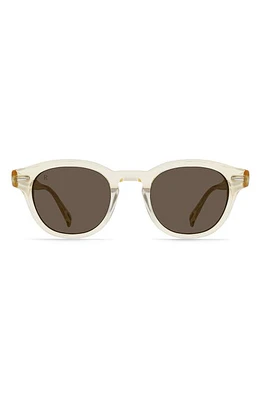 RAEN Kostin 48mm Polarized Round Sunglasses in Cava/Agave at Nordstrom