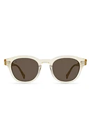 RAEN Kostin 48mm Polarized Round Sunglasses in Cava/Agave at Nordstrom