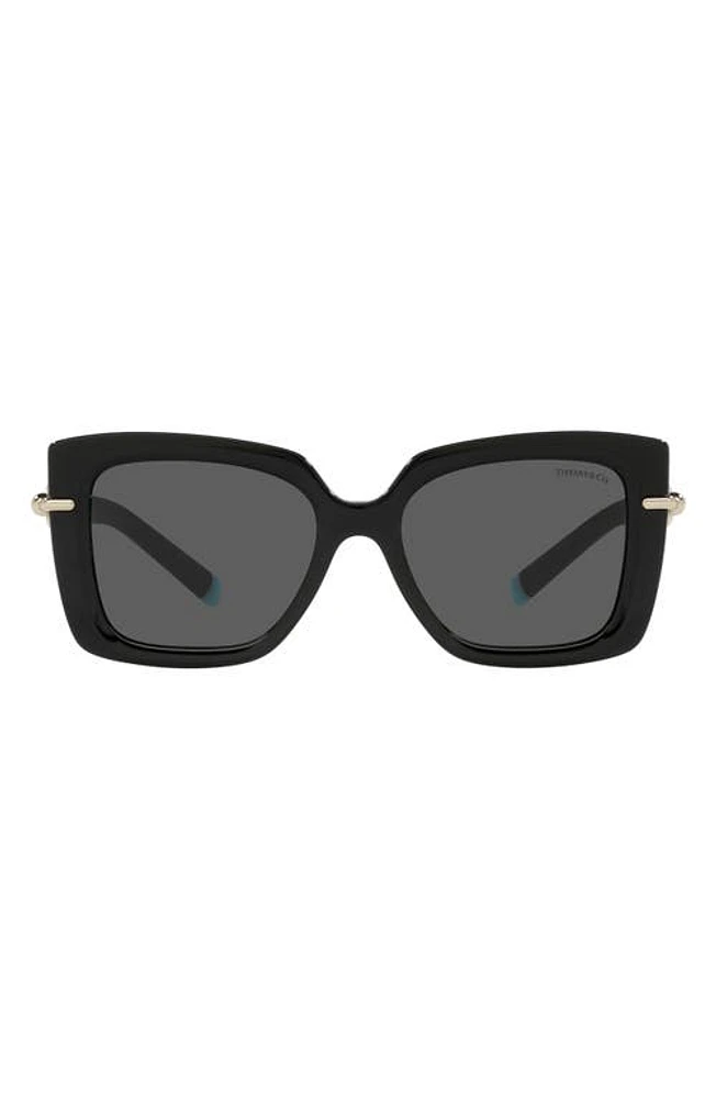 Tiffany & Co. 54mm Gradient Cat Eye Sunglasses in Black at Nordstrom