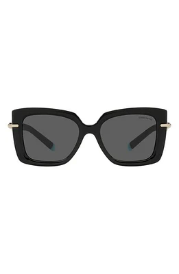 Tiffany & Co. 54mm Gradient Cat Eye Sunglasses in Black at Nordstrom