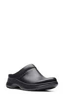 Clarks(r) ClarksPRO Clog Black Leather at Nordstrom,