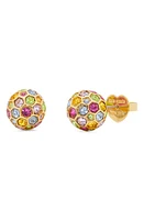 Kate Spade New York on the ball stud earrings in Gold Multi at Nordstrom