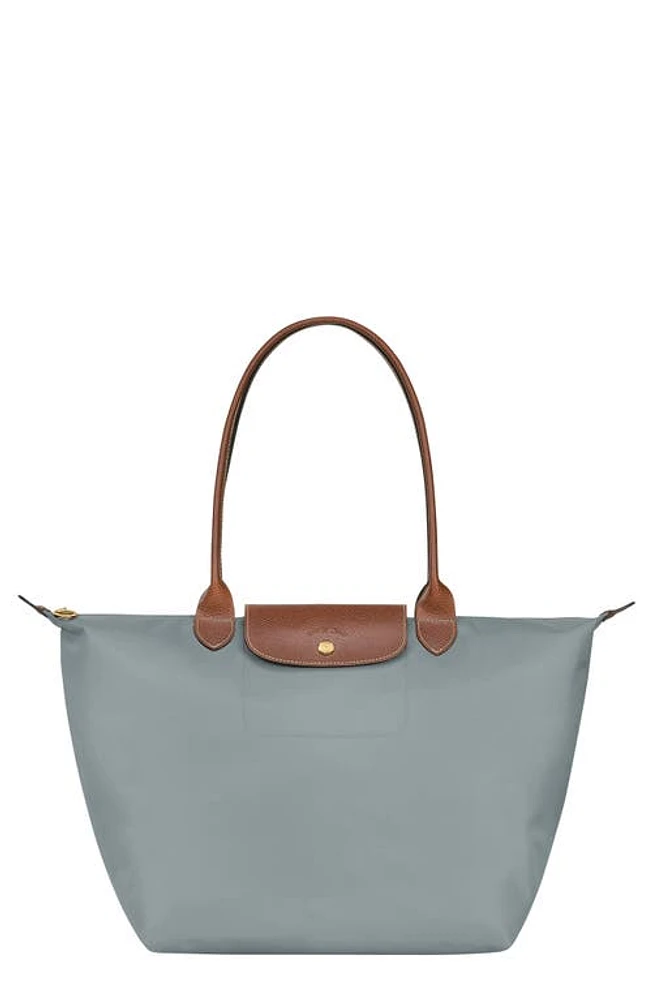 Longchamp Large Le Pliage Tote in Steel at Nordstrom