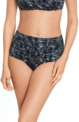 Miraclesuit Dragonstone Norma Jean Bikini Bottoms in Black at Nordstrom, Size 8