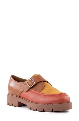 Seychelles Catch Me Monk Strap Loafer Cognac at Nordstrom,