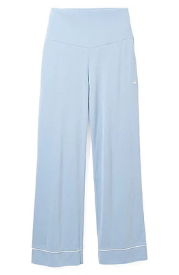 Petite Plume Luxe Pima Cotton Maternity Pants Periwinkle at Nordstrom,