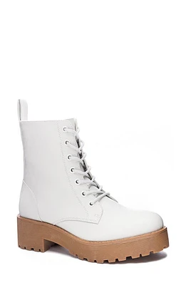 Dirty Laundry Mazzy Lace-Up Boot White at Nordstrom,