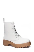 Dirty Laundry Mazzy Lace-Up Boot White at Nordstrom,