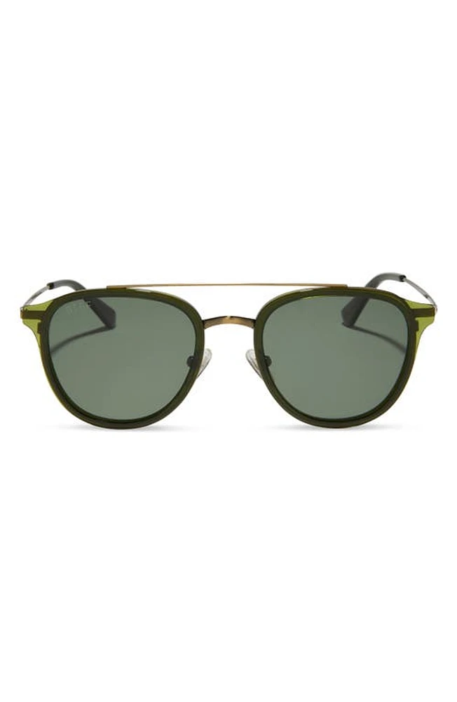 DIFF Camden 52mm Polarized Aviator Sunglasses in G15 at Nordstrom